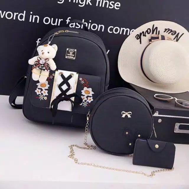 Tas Korea 3in1 Hitam
