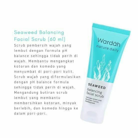 Wardah Seaweed Facial Scrub 60ml