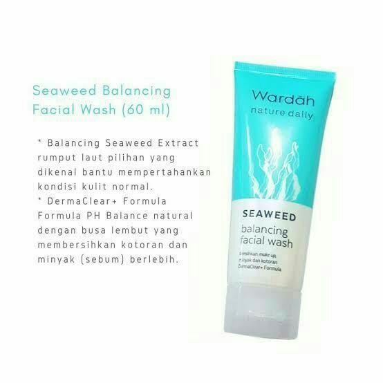 Wardah Seaweed Facial Wash 60ml