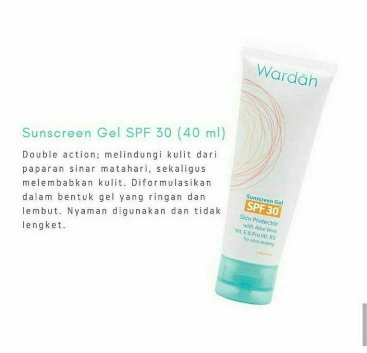 Wardah Sunscreen Gel Spf 30 40ml