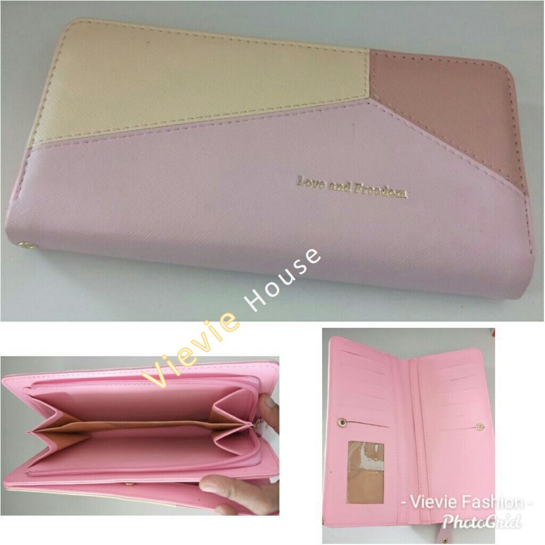 Dompet Leksa Panjang Pink