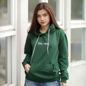 ini adalah Jaket Yes Army, size: L, material: Fleece, color: Green, brand: Jaketindonesia, age_group: all ages, gender: female