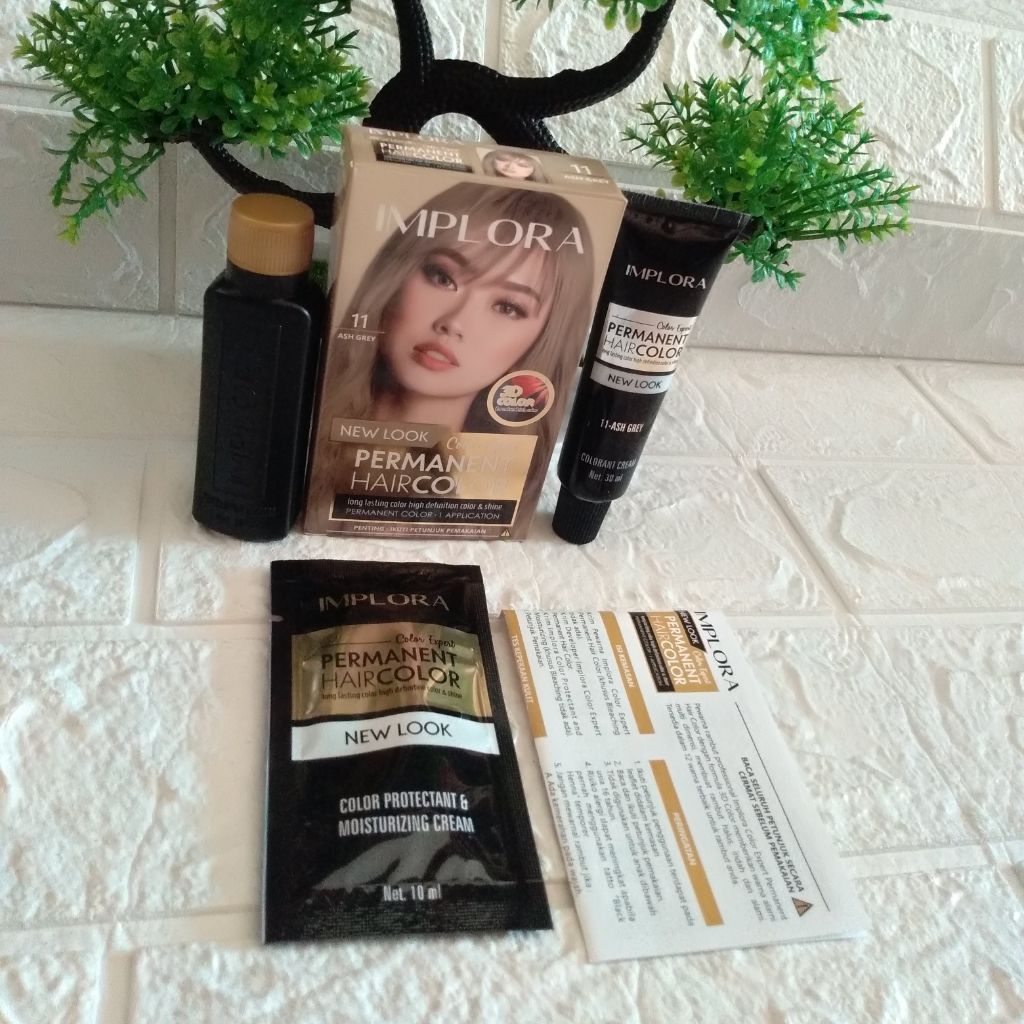 ini adalah Implora Hair Color 11 Ash Grey, brand: Implora, age_group: all ages, gender: unisex