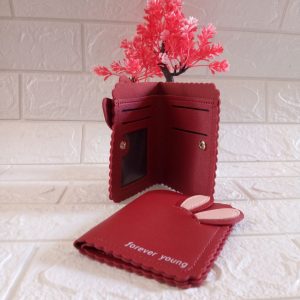 ini adalah Dompet Renda Kelinci Merah, size: 12 cm x 10 cm, material: synthetic, color: red, brand: Dompetindonesia, age_group: all ages, gender: female