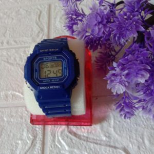 ini adalah Jam Rubber Digital Biru, material: rubber, color: dark blue, brand: jamtanganindonesia, age_group: all ages, gender: unisex