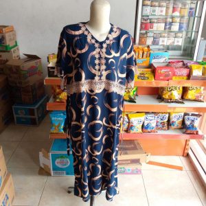 ini adalah Daster Arab Cincin Patah, size: LD 110 cm, material: cotton rayon, color: nevy, brand: dasterindonesia, age_group: all ages, gender: female