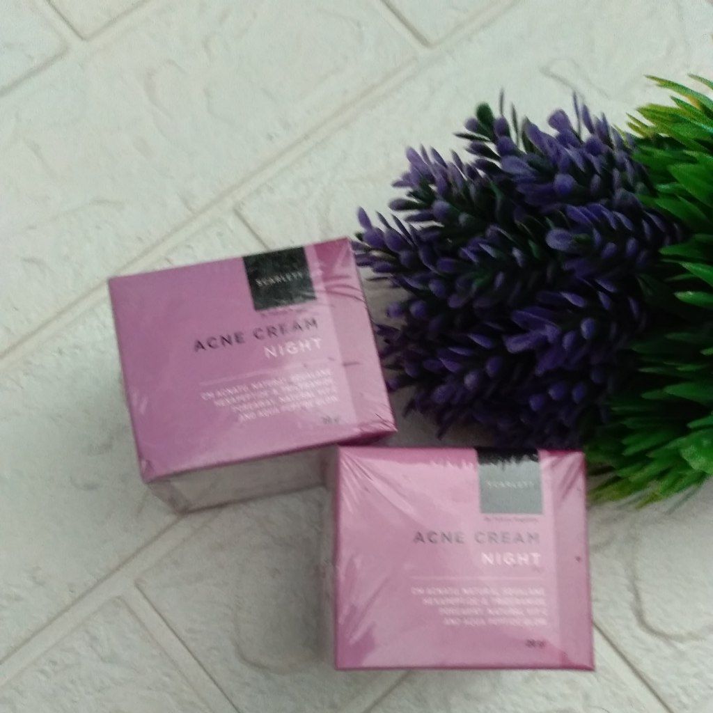 ini adalah Scarlett Acne Cream Night, brand: Scarlett, age_group: all ages, gender: female