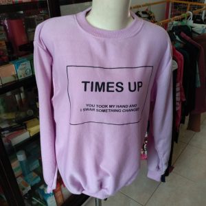 ini adalah Sweater Time Lilac, size: LD 90cm, Panjang 60cm, material: Fleece, color: purple, brand: sweaterindonesia, age_group: all ages, gender: female