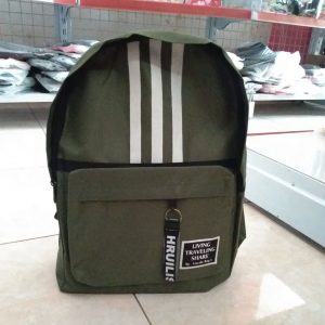 ini adalah Tas Backpack Selo Army, size: 35 cm x 30 cm, material: canvas, color: green, brand: tasranselindonesia, age_group: all ages, gender: unisex