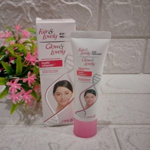ini adalah Glow N Lovely Cream 25gr, brand: fair and lovely , age_group: all ages, gender: female