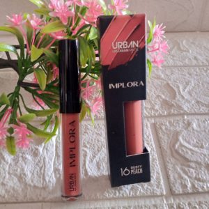 ini adalah Lipcream Implora No.16, color: peach, brand: Implora, age_group: all ages, gender: female