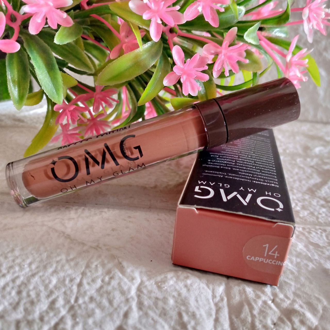 ini adalah Lipcream OMG 14, brand: OMG - Oh My Glam Matte Kiss Lip Cream, age_group: all ages, gender: female