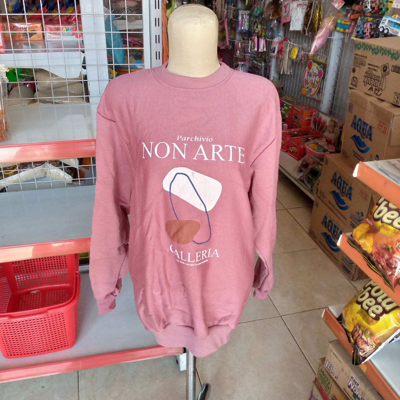 ini adalah Sweater Arte Lilac, size: LD 98cm, material: Fleece, color: purple lilac, brand: Sweaterartekalitidu, age_group: all ages, gender: female