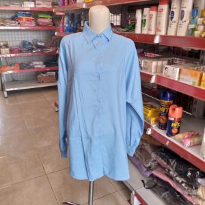 ini adalah Blouse Deksi Biru, size: LD 100cm, material: cotton, color: blue, brand: Blousedeksikalitidu, age_group: all ages, gender: female